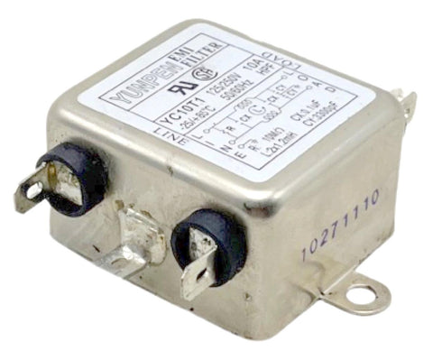 Yunpen YC10T1 EMI Power Filter 125/250V 50/60HZ 10A /25/+85°C HPF