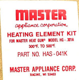 Master Appliance Co. HAS 041K Heating Element Kit 300-500°F