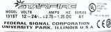 Federal Signal 131ST StarFire Strobe Warning Light 12-24V 2.75A A1 Series - Red