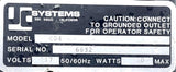 JC Systems 404 Module 10W 117V 50/60HZ 2 Port Screw Mounted Black