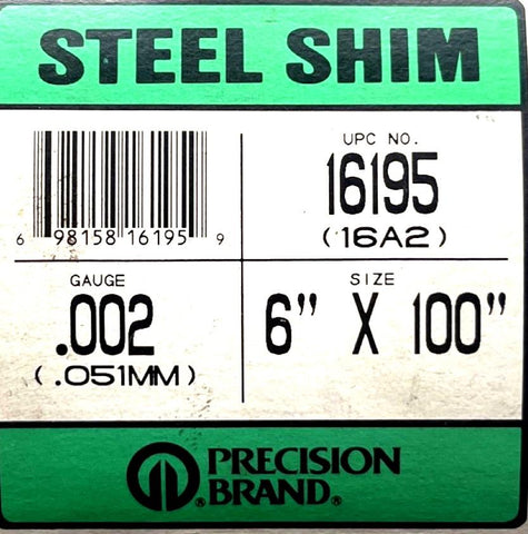 thumbnail interactive-video image 1 of Precision Brand 16680 Shim Stock Assortment – 6 X 12 Inch, 12-Pack, Steel, Made In USA 1 of 4