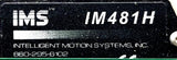 Intellegent Motion IM481H Microstepping Driver W/ Arcturus 10651-00 Board