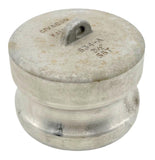 Civacon/Kamlok 634-A Dust Plug 2-1/2" Bore Stainless Steel Unthreaded