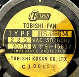 TOBISHI HS4556M Cooling Fan 220VAC 50/60HZ 20/18W Impedance Protected