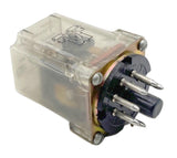 (Lot of 3) Potter & Brumfield KRP11A Relay 120V 50/60HZ 8 Pin Clear Enclosure