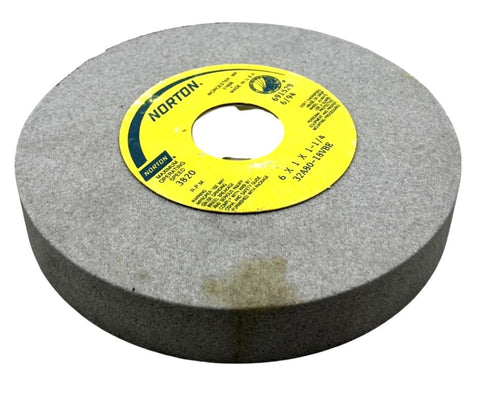 (Lot of 5) Norton 32A80-I8VBE Grinding Wheel 6" x 1" x 1-1/4" 3820RPM