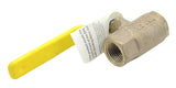 Apollo 70-143-62 Ball Valve 1/2IN 600CWP -20/450°F Female NPT Bronze/Brass