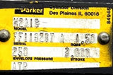 Parker H2A18 Pneumatic Air Cylinder 250PSI 3IN Stroke 1.5IN Bore Black