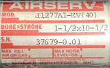 Mosier AIRSERV J1277A1-EV(40) Pneumatic Air Cylinder 1-1/2" x 10-1/2"