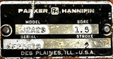 Parker Hannifin J2A29 Pneumatic Air Cylinder 1.5" Bore 2" Stroke (Orange)