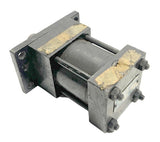 Parker Hannifin J2A14 Pneumatic Air Cylinder 2.5" Bore 1" Stroke Gray Metal