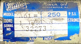Miller A61 Hydraulic Cylinder 250PSI 1-1/2" Bore 6" Stroke Threaded Metal