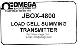 Omega Engineering JBOX-48700 Load Cell Summing Transmitter 4/20mA 115/230V