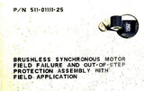 Kato Engineering Field Relay Protection Assembly 511-01111-25 120V 5A 50/60HZ
