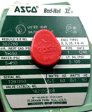 ASCO Red-Hat 8210G004 Solenoid Valve 5-150PSI (Water/Gas) 50/60HZ 6.1/8.1W