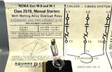 Square D 30072-001-49-E Manual Starter W/ Class 2510 Enclosure