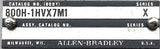 Allen Bradley 800H-1HVX7M1 Light Station & 800H-NP30 Enclosure Cover