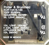 (Lot of 3) Potter & Brumfield KUP-14A15-120 Relay 120V 50/60HZ 8 Pin