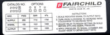 Fairchild 21312 Adjustable Pneumatic Ratio Relay 250 PSI Max 17 BAR