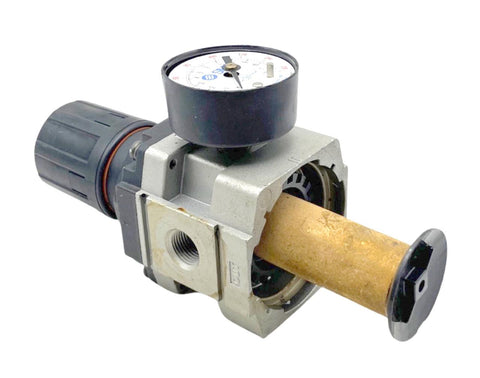 SMC NAW4000 Filter Regulator W/ Pressure Gauge 7-120PSI (Cover Missing)