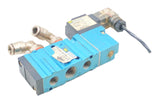 MAC 411A-BOA-DM-DDAJ-1KD 4-Way Solenoid Valve 1/4" NPT 24VDC 20-150PSI