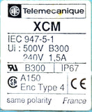 Telemecanique XCM Roller Plunger Limit Switch 1.5A 240VAC IP67 Enc. Type 4