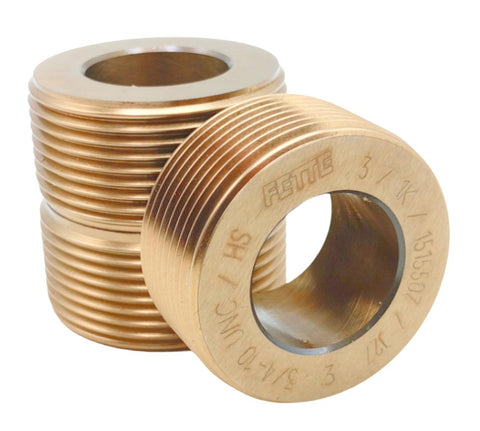 Fette 3/4-10 UNC Head Axial 3 Piece Thread Rolling Die Set 1k / 1515507 / J27