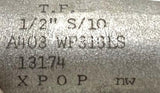 T.F. A403-WP316LS Pipe Fitting 1/2" S/10 X P O P Stainless Steel