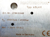 Maximator 65L6H High Pressure 90° Stainless Steel Elbow 65,000 PSI Max Pressure