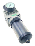 Numatics C22D-03DX Coalescing Filter Regulator 3/8" NPT W/ Gauge 0-100PSI