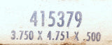 Federal Mogul 415379 Oil Seal 3.75" x 4.751" x 0.5" Nitrile Lip Material