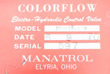 Manatrol DSVHSB-400 Colorflow Flow Electro-Hydraulic Control Valve 597