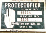 Protectofier SS3CP Transformer & Power Module 6852A 120VAC 60HZ