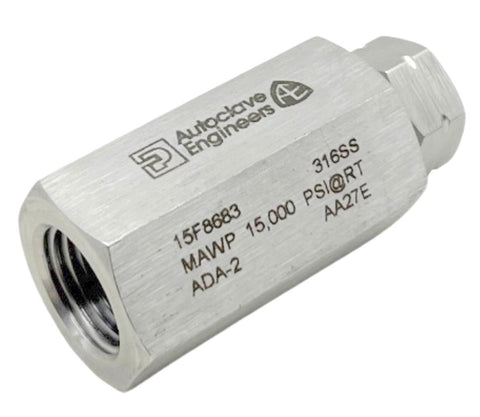 Parker Autoclave Engineers 15F8683 Straight Coupling Fitting 316SS 15,000PSI