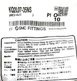 (Lot of 4) SMC KQ2L07-35NS Male Elbow Fitting Stainless Steel NPT