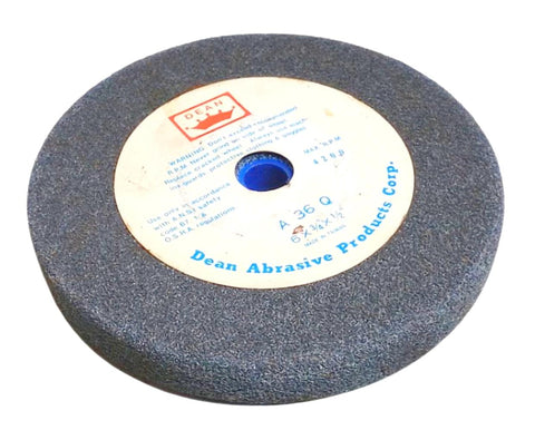 Dean Abrasive A36Q Grinding Disk 6" x 3/4" x 1/2" 4200 RPM