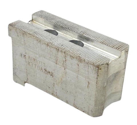 Abbott Workholding KTT8A2SQ Serrated Chuck Jaw Stainless Steel 1/2"-1/4" Bore