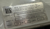 Mac Automation HI030318 Portable Inclined Power Conveyor 16" W x 63" OAL 115V