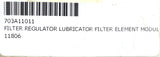 (Lot of 2) Filter Regulator Lubricator Filter Element Module 40M White
