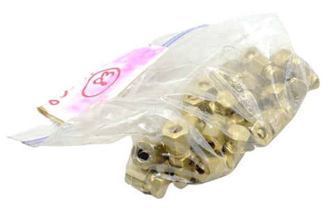 (Lot of 5) Parker 639C-4 Brass Seal Plug Compression-Align 1/4"