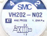 SMC VH202-N02  2-Position Hand Valve 1/4" NPT 1.0MPa Max Pressure