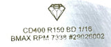 Action Super Abrasive CD400R150 Grinding Wheel Cup 1/16" Max RPM 7338