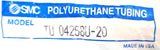 SMC TU0425BU-20 Blue Long Coil Polyurethane Tubing 4mm OD 2.5mm ID 20m Roll