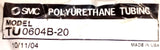 SMC TU0604B-20 Black Long Coil Polyurethane Tubing 6mm OD 4mm ID 20m Roll