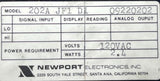 Newport Electronics 202A-JF1-D1 Fahrenheit Digital Display Meter 120VAC 2.4W