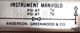 AGCO M4AVIS-SSA Instrument Manifold 3000-4500PSI 100-500°F 02-2565-542 Assy