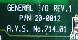 HP Scitex FB6100 20-6044 General I/O Rev. 1 Circuit Board Assembly 20-0012