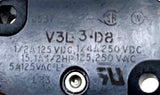 (Lot of 4) Micro Switch V3L-3-D8 125/250 AC/DC 15.1A 1/2HP