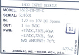 Acromag 1822-TM-TV-C Series 1800 Input Module 1-10VDC Input 1-5VDC Output