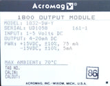 Acromag 1832-DW-Y Series 1800 Output Module 1-5VDC Input 4-20mA DC Output 70°C